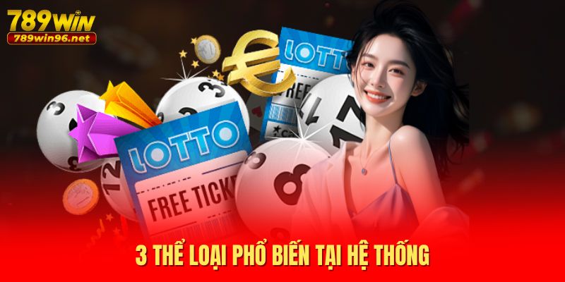 3 thể loại phổ biến tại hệ thống